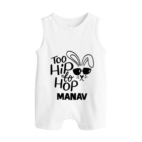 Too Hip to Hop Personalized Romper Suit – Cool Easter Outfit