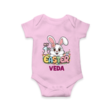 My First Easter Personalized Romper –  Easter Outfit - BABY PINK - New Born (Chest 14")