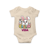 My First Easter Personalized Romper –  Easter Outfit - IVORY - New Born (Chest 14")