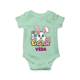 My First Easter Personalized Romper –  Easter Outfit - MINT GREEN - New Born (Chest 14")