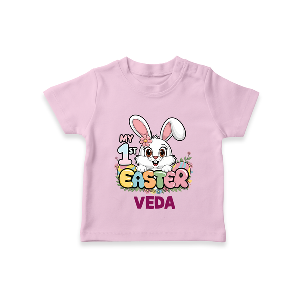 My First Easter Personalized T-Shirt –  Easter Outfit - BABY PINK - 0-5 Months Old (Chest 17")