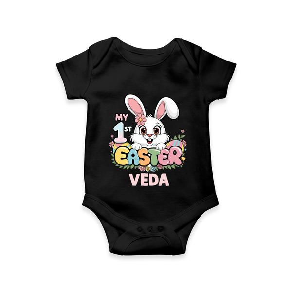 My First Easter Personalized Romper –  Easter Outfit - BLACK - New Born (Chest 14")