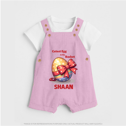 Cutest Egg in the Basket Personalized Dungaree – Easter Gift Outfit