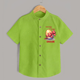 Cutest Egg in the Basket Personalized Shirt – Easter Gift Outfit - LIME GREEN - 0 - 6 Months Old (Chest 23")
