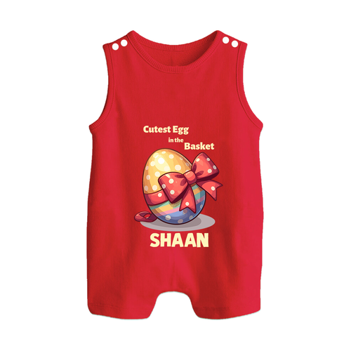 Cutest Egg in the Basket Personalized Romper Suit – Easter Gift Outfit