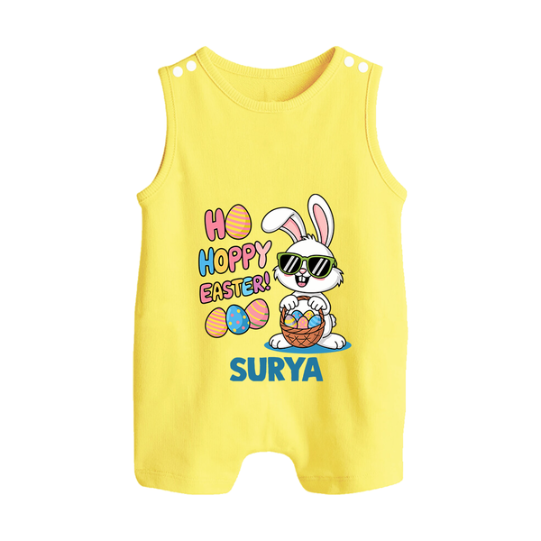 Hoppy Easter Personalized Romper Suit – Cute Bunny Egg Basket Design