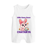 Little Bunny Queen Personalized Romper Suit – Adorable Easter Outfit