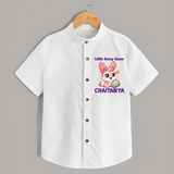 Little Bunny Queen Personalized Shirt – Adorable Easter Outfit - WHITE - 0 - 6 Months Old (Chest 23")