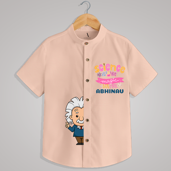 "Einstein & Science" - Quirky Casual shirt with customised name