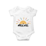 Mini Romper | Personalized Romper for the Mini Me in Your Family - WHITE - New Born (Chest 14")
