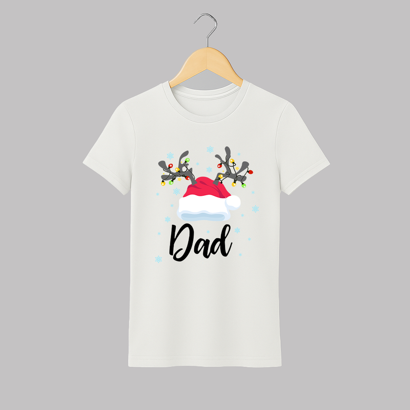 Dad T-shirt | Custom Adult T-shirt Celebrating Fatherhood - WHITE - S (Chest 19")