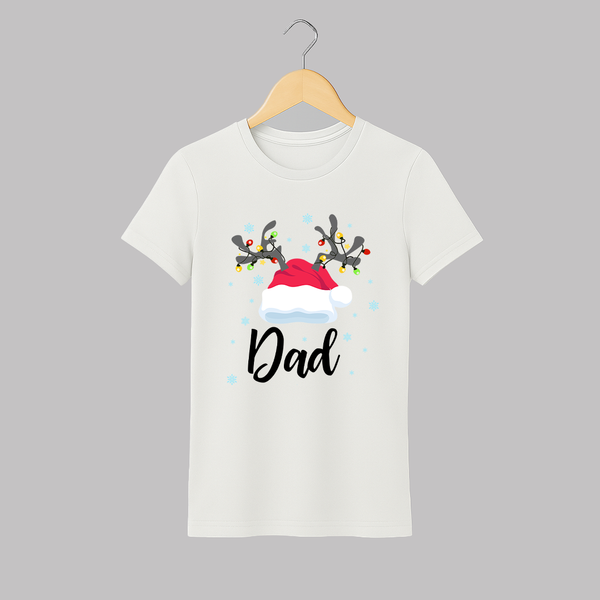 Dad T-shirt | Custom Adult T-shirt Celebrating Fatherhood - WHITE - S (Chest 19")