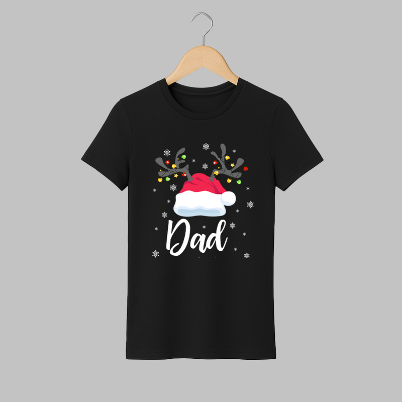 Dad T-shirt | Custom Adult T-shirt Celebrating Fatherhood - BLACK - S (Chest 19")