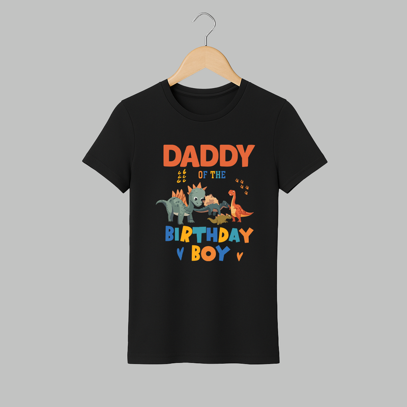 Dad of the Birthday Boy T-shirt | Personalized T-shirt for Dad - BLACK - S (Chest 19")