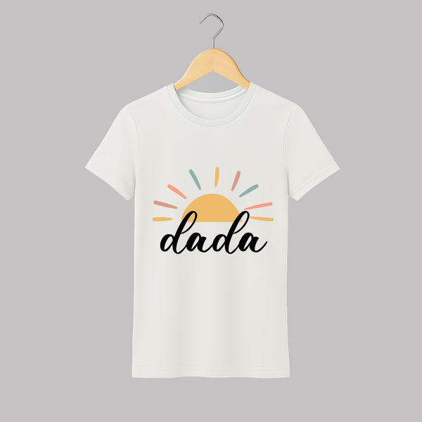 Dada T-shirt | Personalized T-shirt for the Loving Grandpa - WHITE - S (Chest 19")