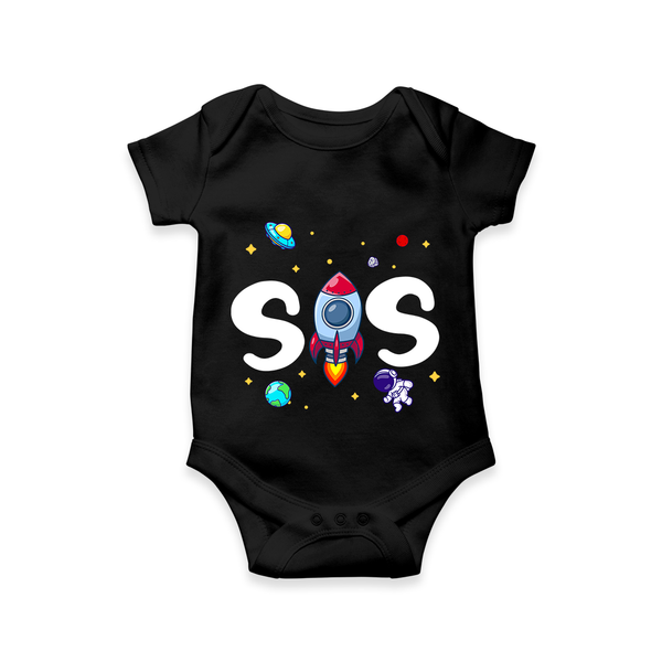 Sis Romper | Personalized Romper for the Best Sis - BLACK - New Born (Chest 14")