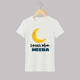 Lunar Mom T-shirt | Personalized Adult T-shirt for Mom - WHITE - S (Chest 19")