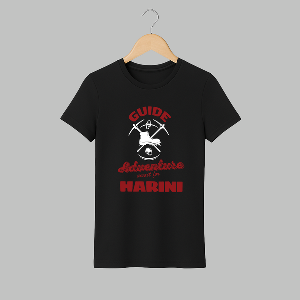 Guide Adventure Awaits For T-shirt | Custom Adult T-shirt for Mom - BLACK - S (Chest 19")