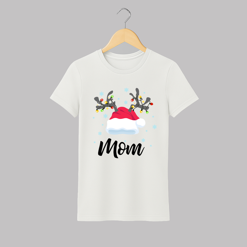 Mom T-shirt | Custom Adult T-shirt for Motherhood - WHITE - S (Chest 19")