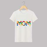 Mom T-shirt | Custom Baby T-shirt for Moms Who Rock - WHITE - S (Chest 19")