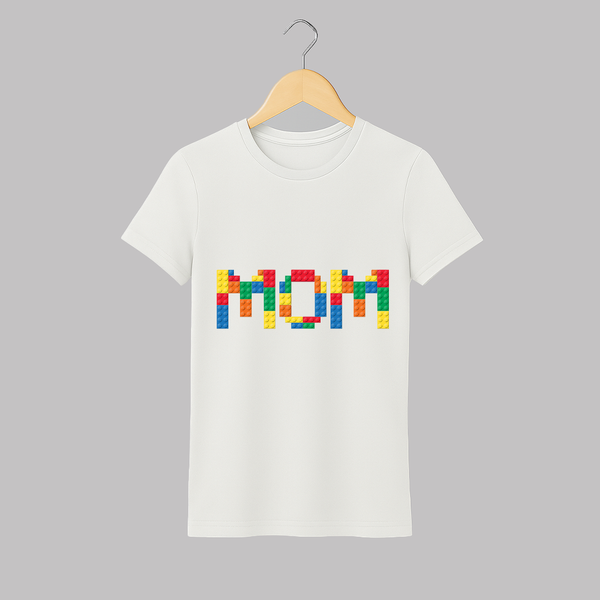 Mom T-shirt | Custom Baby T-shirt for Moms Who Rock - WHITE - S (Chest 19")