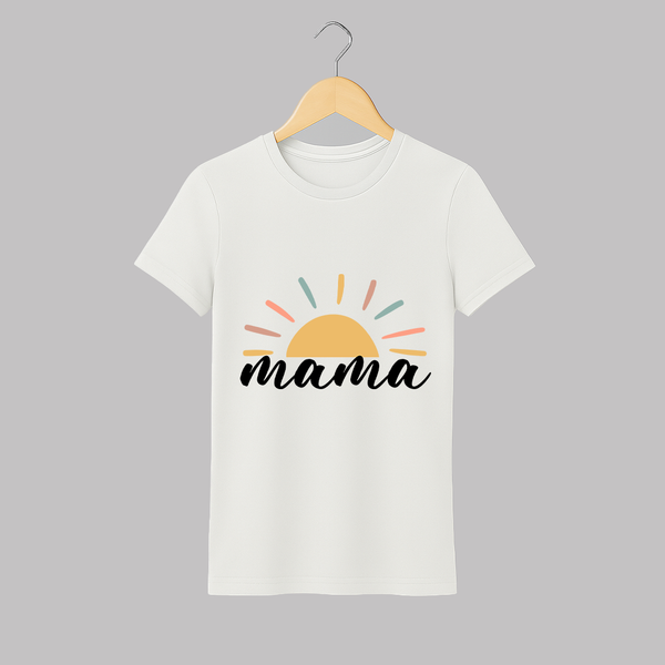 Mama T-shirt | Personalized T-shirt for the Loving Mama - WHITE - S (Chest 19")
