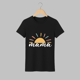 Mama Adult T-Shirt | Personalized Adult T-Shirt for the Loving Mama - BLACK - S (Chest 19")