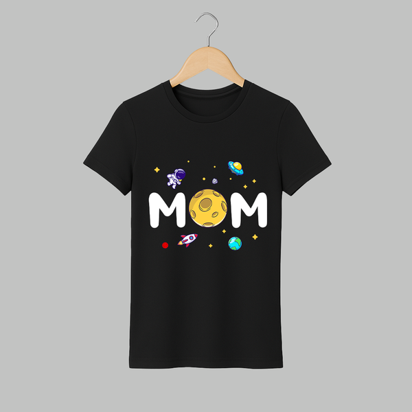 Mom T-shirt | Personalized T-shirt for Moms Who Rock - BLACK - S (Chest 19")