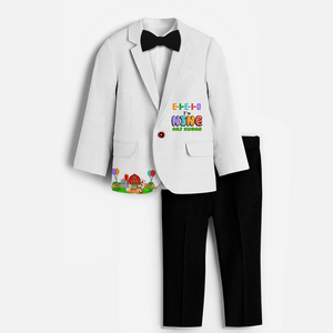Ninth Year Farm Themed Customized Knitted Blazer With Name For Kids