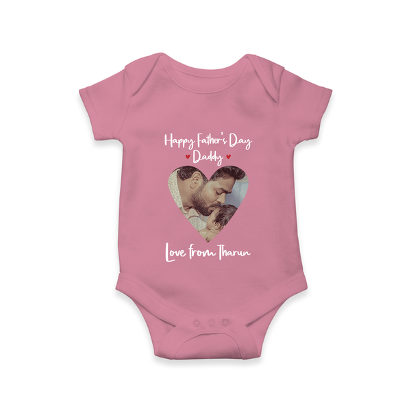First Father's Day Romper/Onesie | Personalized Keepsake Baby Outfit - ONION - New Born (Chest 14")