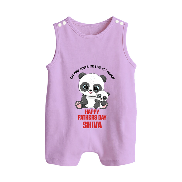 Super Dad Romper Suit/Sleeveless Romper | Baby's First Gift to Daddy Comfy and Cute - LILAC - 0 - 5 Months Old (Chest 18")