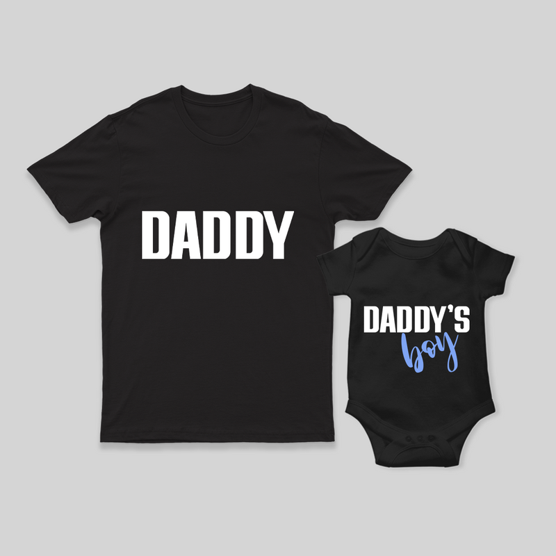 Perfect For Father's Day Matching Outfit Set | Dad T-shirt with Baby Romper