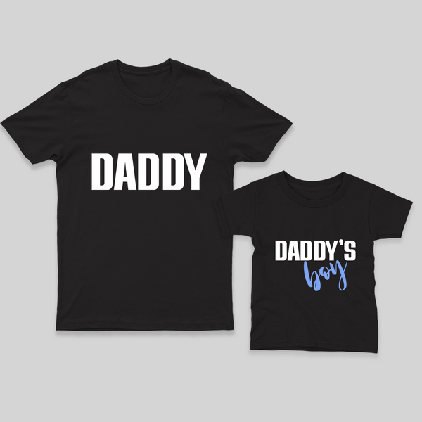 Perfect For Father's Day Matching Outfit Set | Dad T-shirt with Baby/Kid Tee