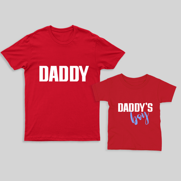 Perfect For Father's Day Matching Outfit Set | Dad T-shirt with Baby/Kid Tee