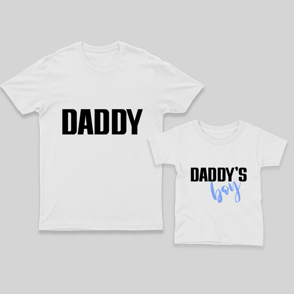 Perfect For Father's Day Matching Outfit Set | Dad T-shirt with Baby/Kid Tee