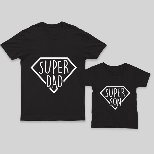 Father's Day T-shirt Set | Custom Matching Shirts for Dad and Kid