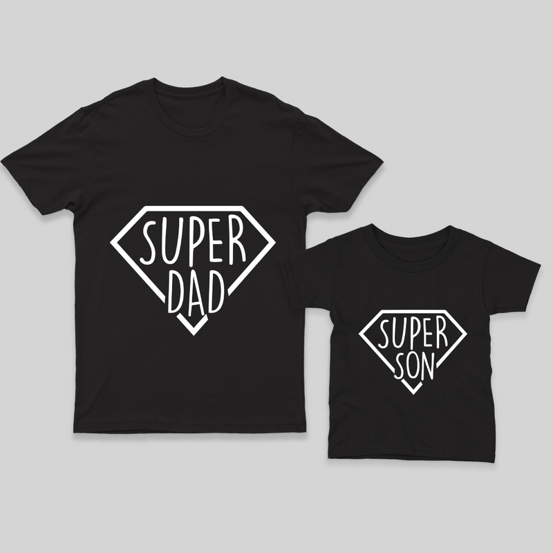 Father's Day T-shirt Set | Custom Matching Shirts for Dad and Kid
