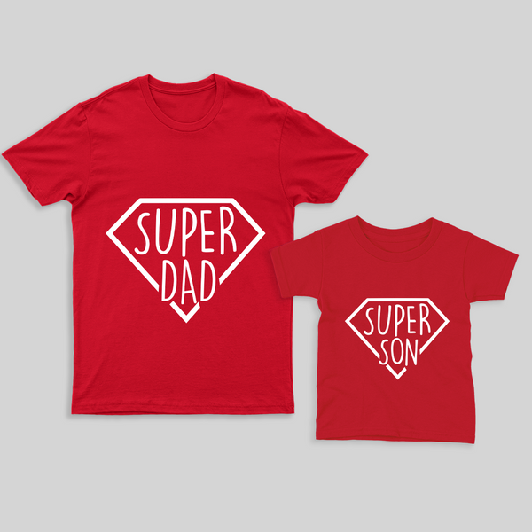 Father's Day T-shirt Set | Custom Matching Shirts for Dad and Kid