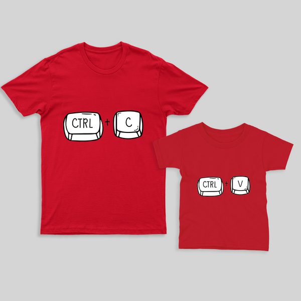 Twinning with Dad | Matching T-shirt Set for Father and Son/Daughter