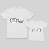 Twinning with Dad | Matching T-shirt Set for Father and Son/Daughter