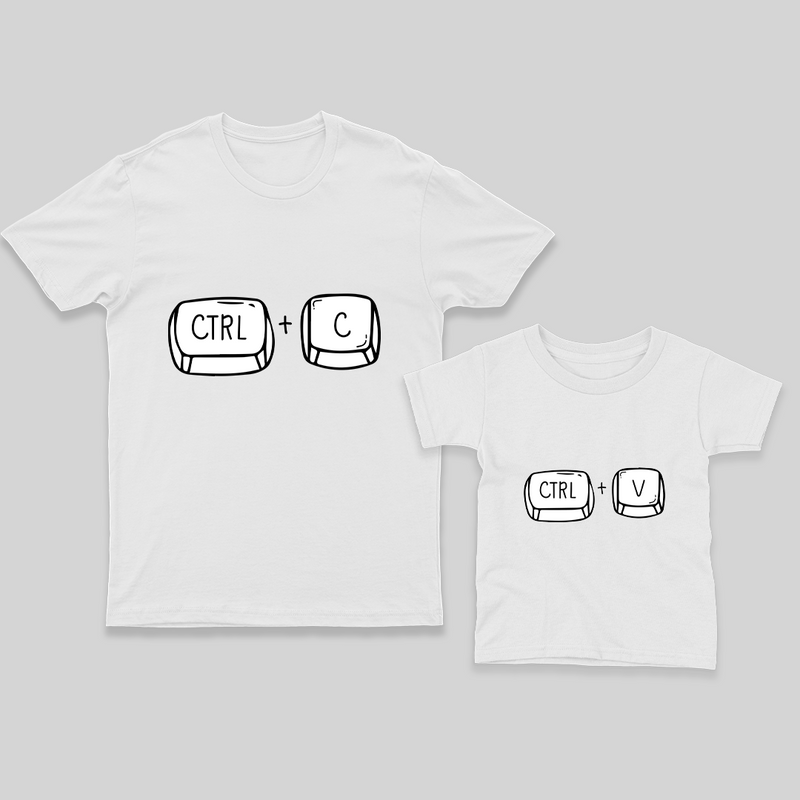 Twinning with Dad | Matching T-shirt Set for Father and Son/Daughter