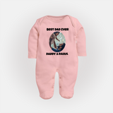 Personalized Baby Full Body Suit Daddy’s Little Princess Arctic  - BABY PINK - New Born (Chest 7.5")