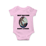 Personalized Baby Romper – Daddy’s Little Princess Arctic  - BABY PINK - New Born (Chest 14")