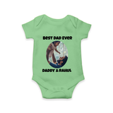 Personalized Baby Romper – Daddy’s Little Princess Arctic  - GREEN - New Born (Chest 14")