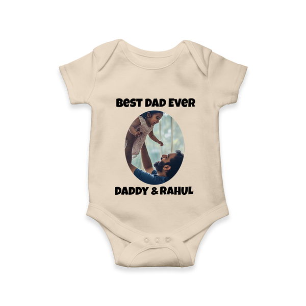 Personalized Baby Romper – Daddy’s Little Princess Arctic  - IVORY - New Born (Chest 14")