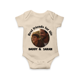 Personalized Baby Romper – Dad You Are My Hero  Onesie - IVORY - New Born (Chest 14")