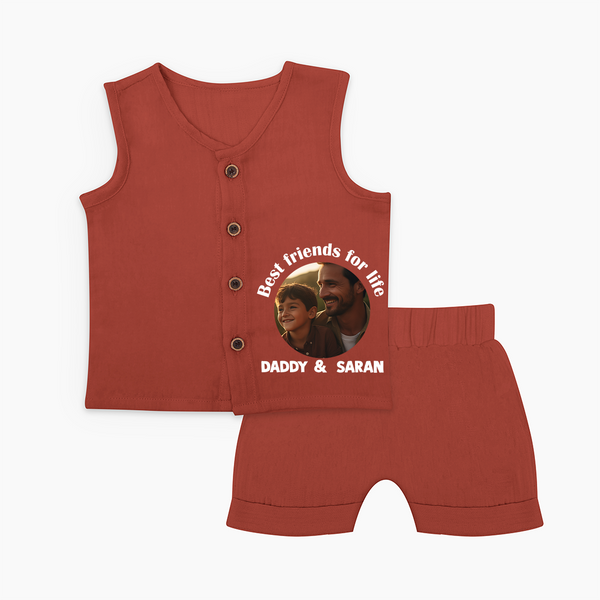 Personalized Baby Jabla Dad You Are My Hero   - TOFFEE - 0 - 3 Months Old (Chest 9.8")