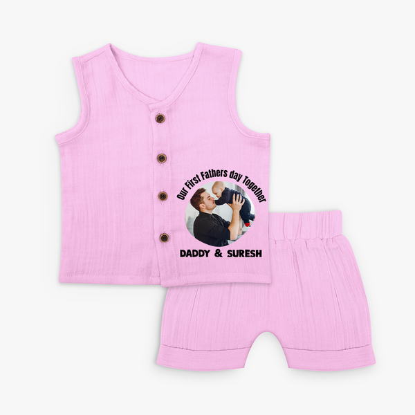 Custom Baby Jabla  Best Buddies for Life   - BABY PINK - 0 - 3 Months Old (Chest 9.8")