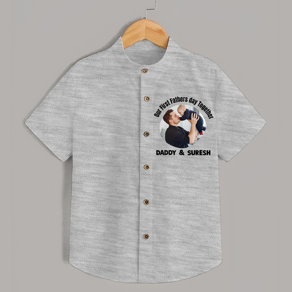 Custom Baby shirt  Best Buddies for Life   - GREY - 0 - 6 Months Old (Chest 23")