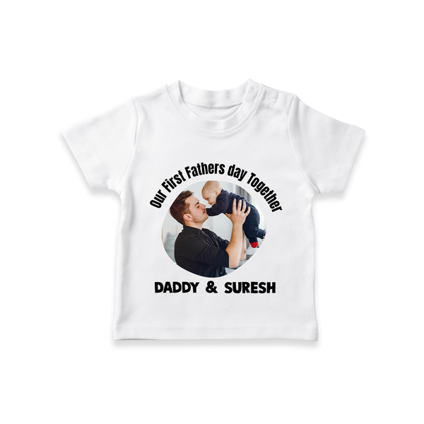 Custom Baby TSHIRT  Best Buddies for Life   - WHITE - 0-5 Months Old (Chest 17")